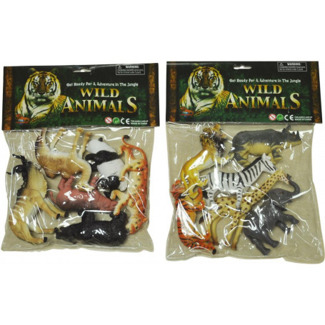 Wild Animal 6Pc Set - Assorted