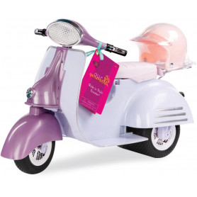 Our Generation Scooter - Purple/Blue Ride In Style Scooter - Doll Not Included