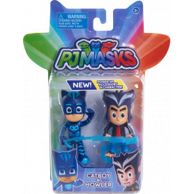 PJ Masks 2 Pack Hero Vs Villain Assorted