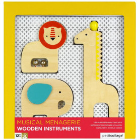 Musical Menagerie Wooden Animal Instruments