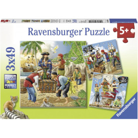 Ravensburger High Seas Adventure Puzzle 3x49Pc