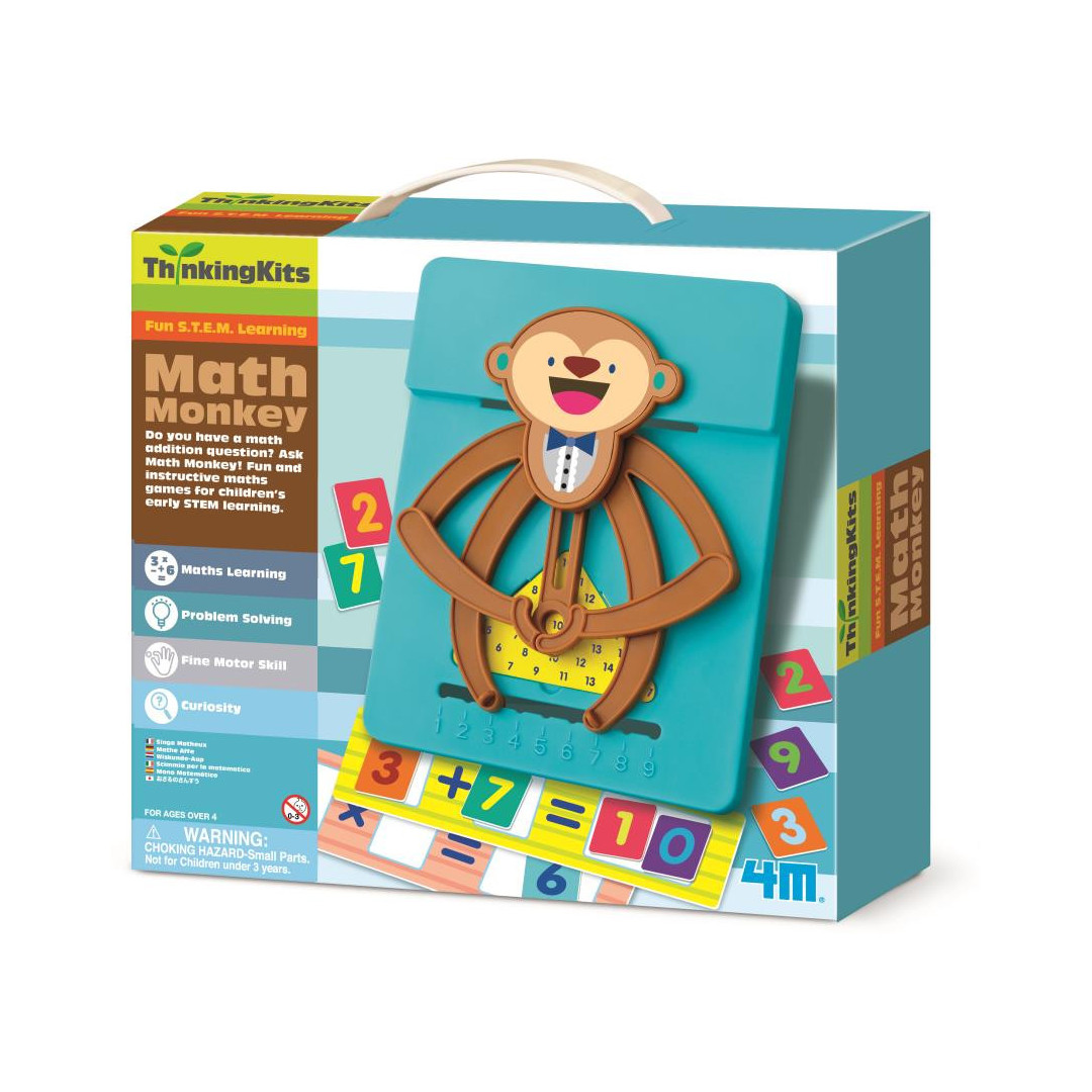 4M Thinking Kits Math Monkey Mr Toys Toyworld
