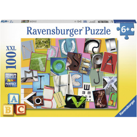 Ravensburger - Funny Alphabet Puzzle 100Pc
