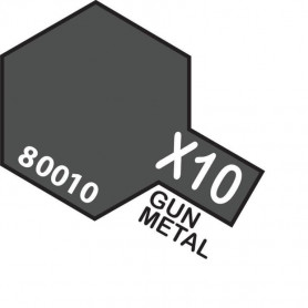 Tamiya X10 Enamel Gun Metal
