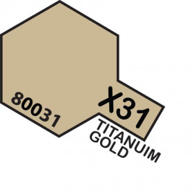 Tamiya X31 Enamel Titan Gold