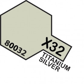 Tamiya X32 Enamel Titan Silver