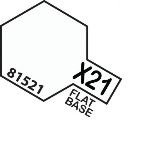 Tamiya Mini Acrylic X-21 Flat Base