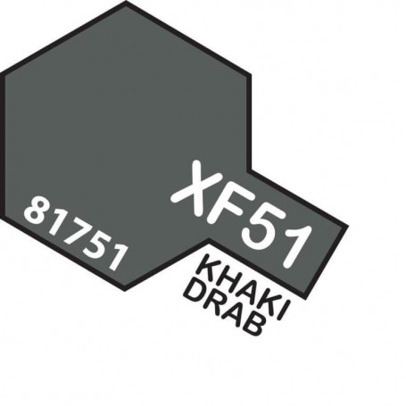 Tamiya Mini Acrylic XF-51 Khaki Drab