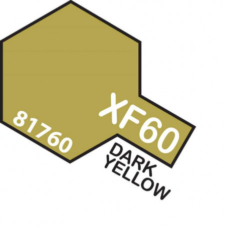 Tamiya Mini Acrylic XF-60 Dark Yellow