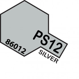 Tamiya PS-12 Spray Silver Polycarbonate