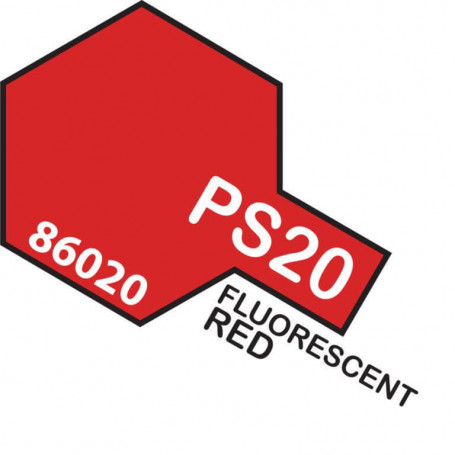 Tamiya PS-20 Spray Fluor. Red