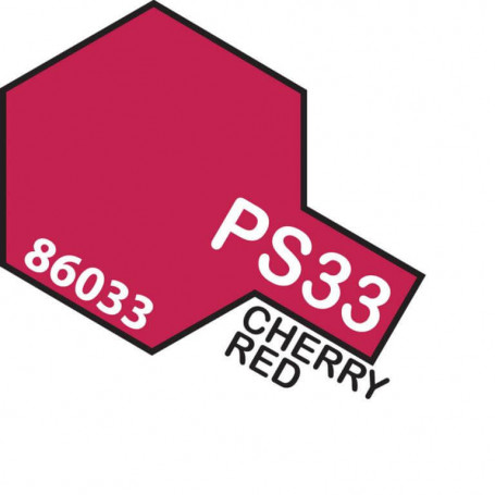 Tamiya PS-33 Cherry Red Polycarbonate