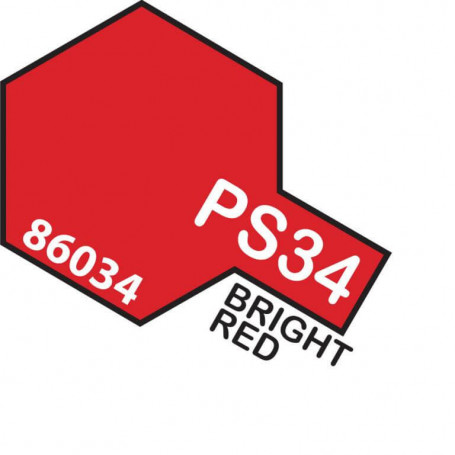 Tamiya PS-34 Bright Red Polycarbonate