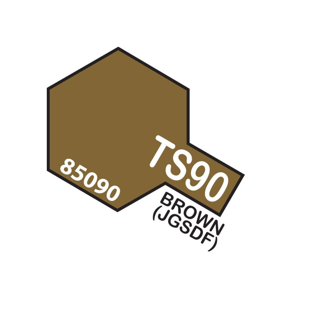 Tamiya Spray Acrilico TS-90 Brown (JGSDF) 100 Ml – Per Modellismo, Asciugatura Rapida, Colore Autentico