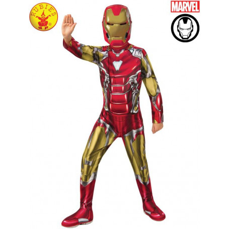 Iron Man Classic Avengers 4 Costume - Size 3-5 Yrs
