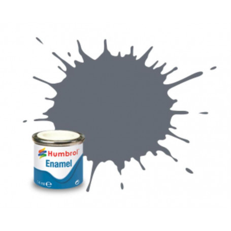 Humbrol -No. 123-Extra Dark Sea Grey Paint