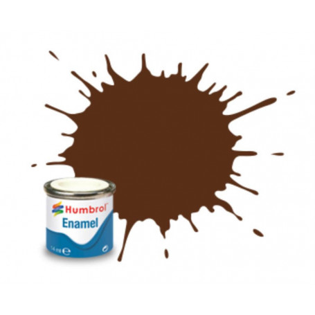 Humbrol -No. 160-German Cam Red Brown Paint