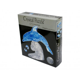 Crystal Puzzle Blue Dolphin