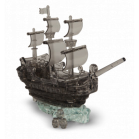 Crystal Puzzle Clear Pirate Ship
