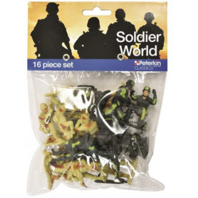 Soldier World 16Pc - Assorted