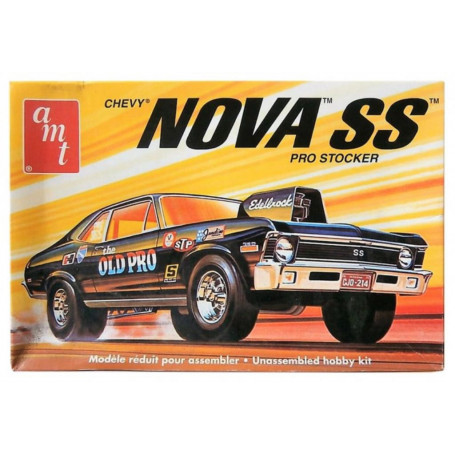 1:25 1972 Chevy Nova SS Drag "Old Pro" 2T Plastic Kit