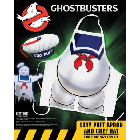 Ghostbusters Staypuft Apron & Hat Set