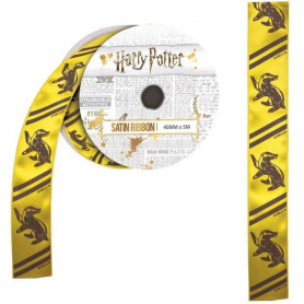 Harry Potter - Hufflepuff Satin Ribbon (5 Metres)