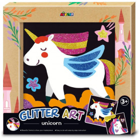 Avenir - Glitter Art - Unicorn