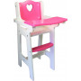 Sally Fay Wooden Dolls High Chair - Moveable Tray