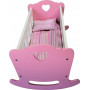 Sally Fay Wooden Dolls Cradle - Rocking Motion