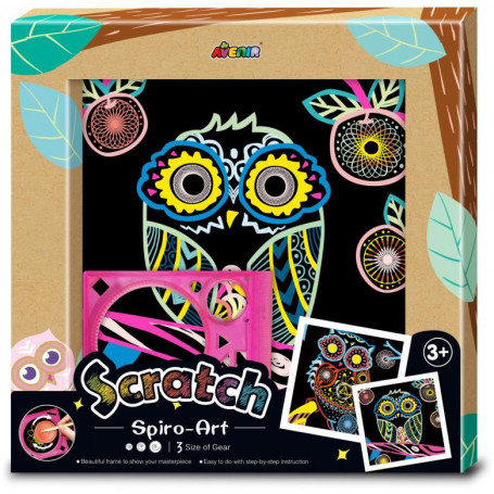 Avenir - Scratch - Spiro Art - Owl