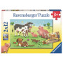 Ravensburger - Animal's Children 2X12Pc Puzzle