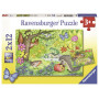 Ravensburger - Animals In Our Garden Puzzle 2X12Pc