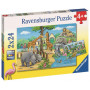 Ravensburger Welcome to the Zoo Puzzle 2x24Pc
