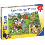 Ravensburger Cats and Dogs Puzzle 3x49Pc