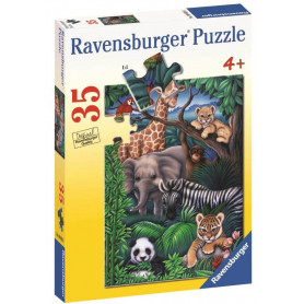 Ravensburger - Animal Kingdom Puzzle 35Pc