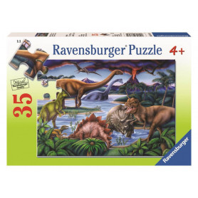 Ravensburger - Dinosaur Playground Puzzle 35Pc