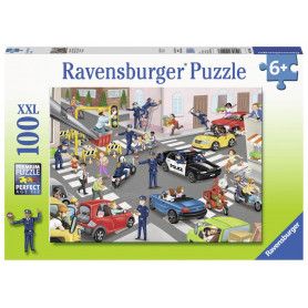 Ravensburger Police on Patrol Puzzle 100Pc
