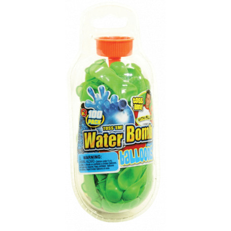 Water Bomb Balloons 100 Pack Assortment