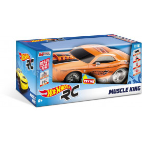 Hot Wheels Radio Control Lights and Sounds Muscle King 30cm