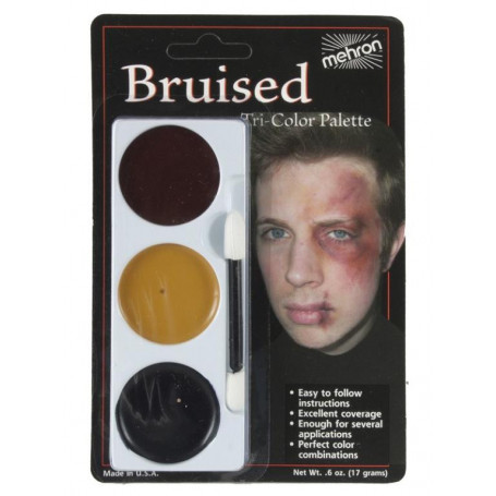 Tri-Colour Make-Up Palette - Bruise