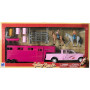 Valley Range Pink Pick Up & Trailer With Horses