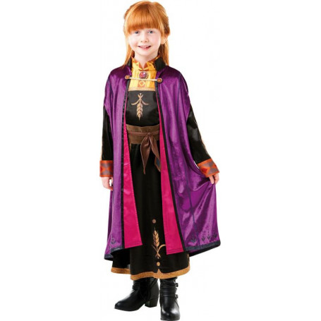 Anna Frozen 2 Deluxe Travelling Costume- Size 3-5