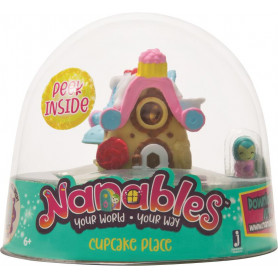 Nanables Small House Cupcake Plate randomly assorted