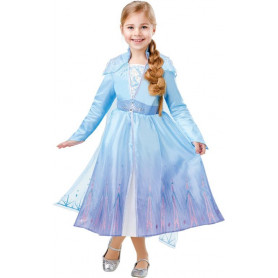 Elsa Frozen 2 Deluxe Travelling Costume- Size 6-8