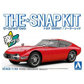 The Snap Kit 1/32 Toyota 2000GT (Solar Red)