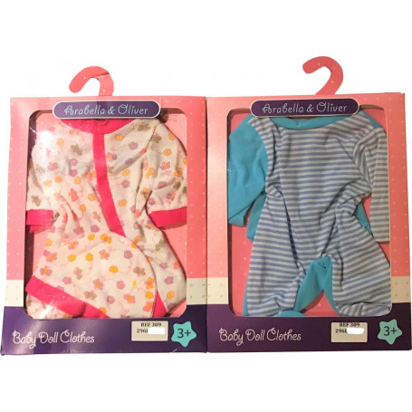 Arabella & Oliver Dolls Sleeping Clothes - Assorted Styles