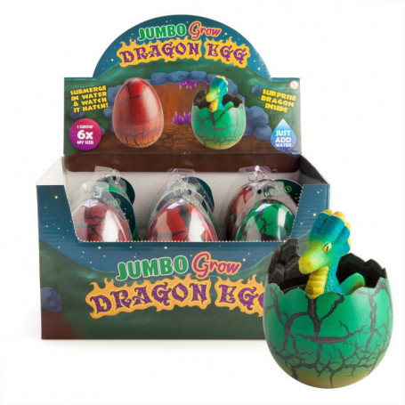 Jumbo Grow Dragon Egg Assorted