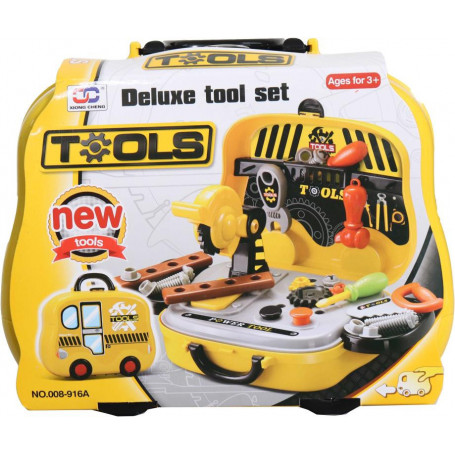 Tool Set With Wheely Carry Case