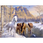 Ravensburger Winter Horses Puzzle 200pc